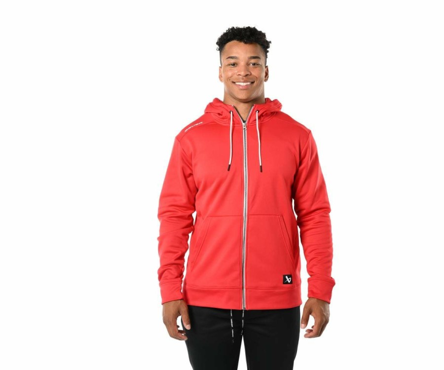 * Excellent Bauer Hoodie Team Fleece Zip Sr | Sweaters