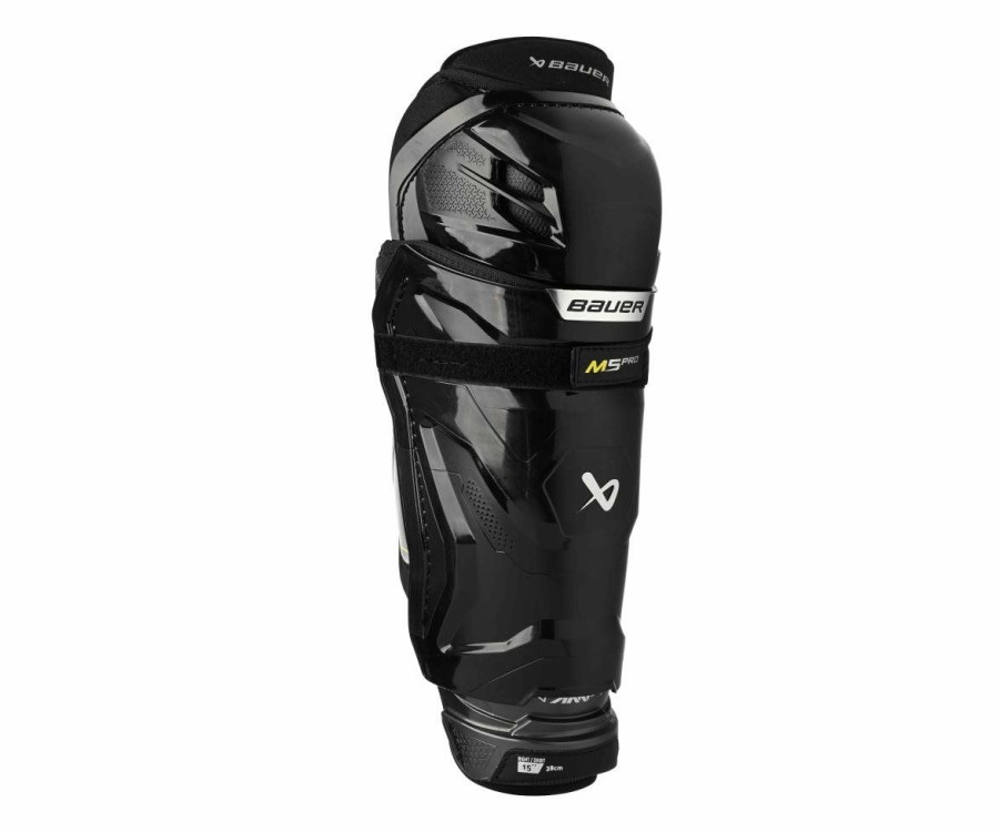 * Free Delivery Bauer Shin Guards Supreme M5 Pro Sr | HocBest Protection