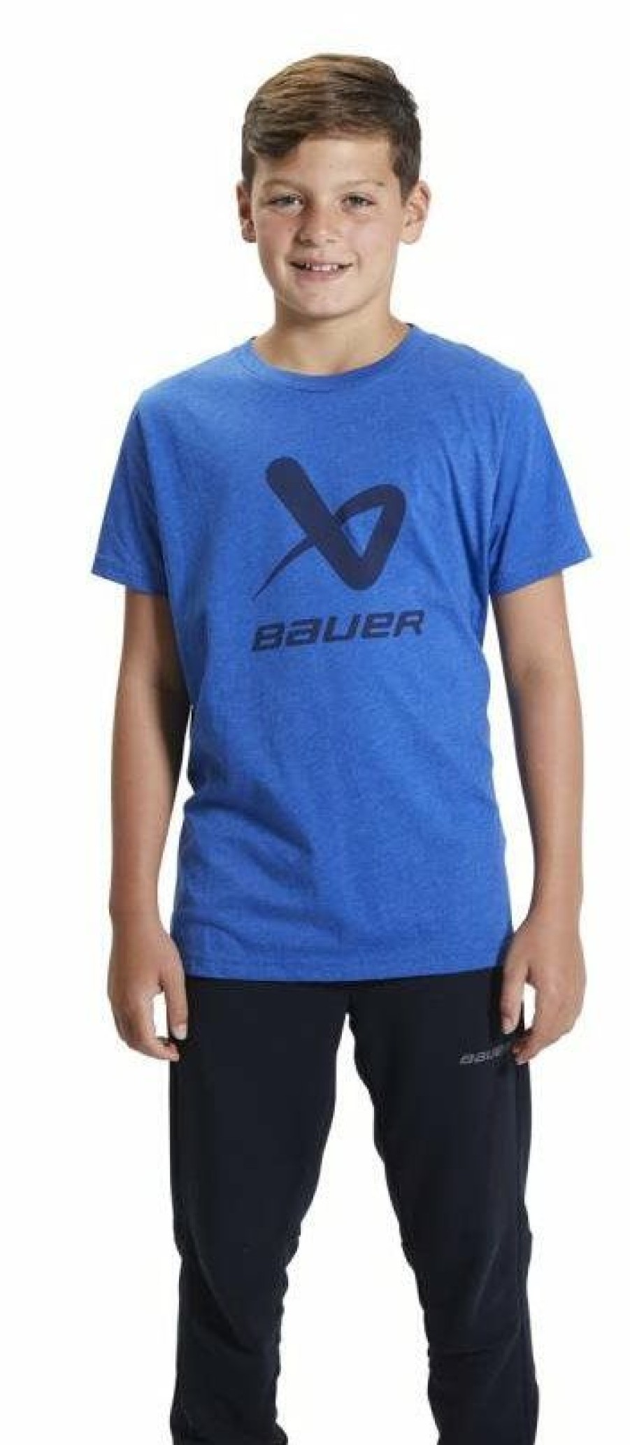 * Excellent Bauer T-Shirt Core Lockup Crew Jr | Sweaters