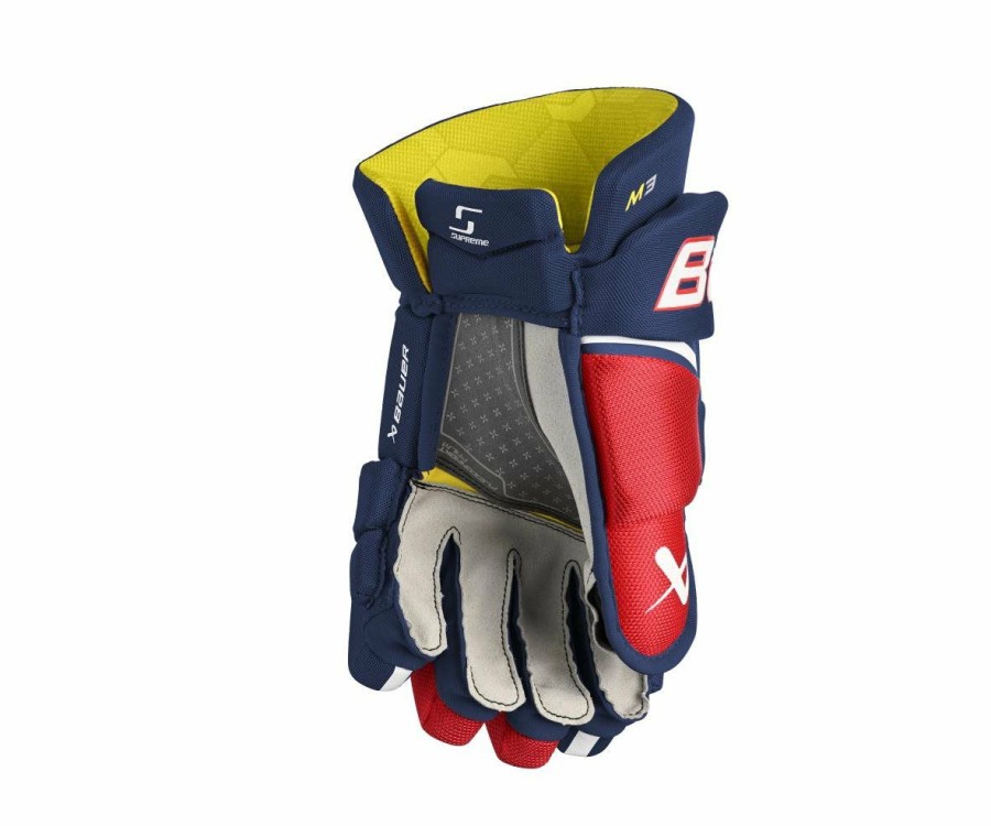 * New Threads Bauer Hockey Gloves Supreme M3 Int / /White | HocBest Gloves