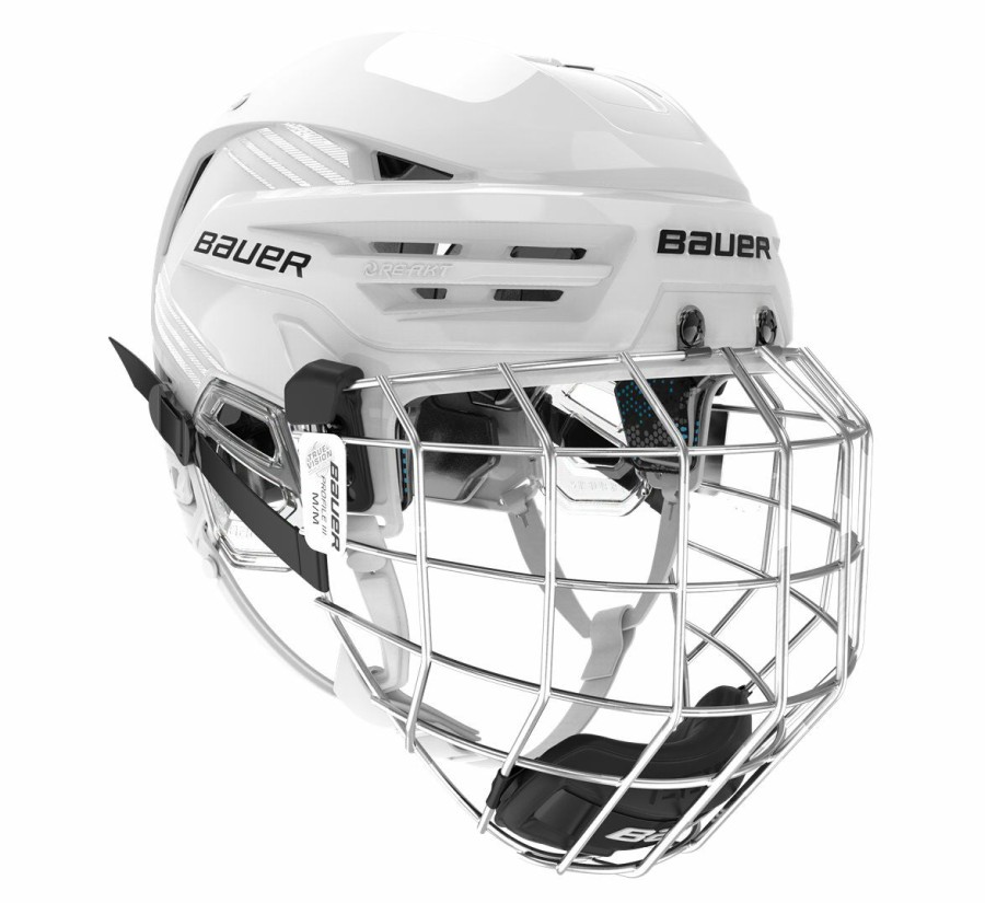 * Fashion Bauer Hockey Helmet Re-Akt 85 Combo | HocNew Helmets