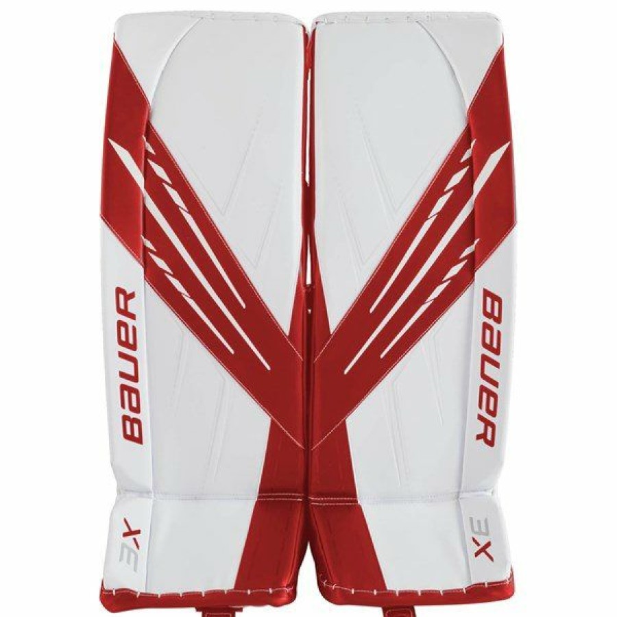 * Online Store Bauer Goalie Leg Pads Vapor 3X Int /Red | Goalie Leg Pads