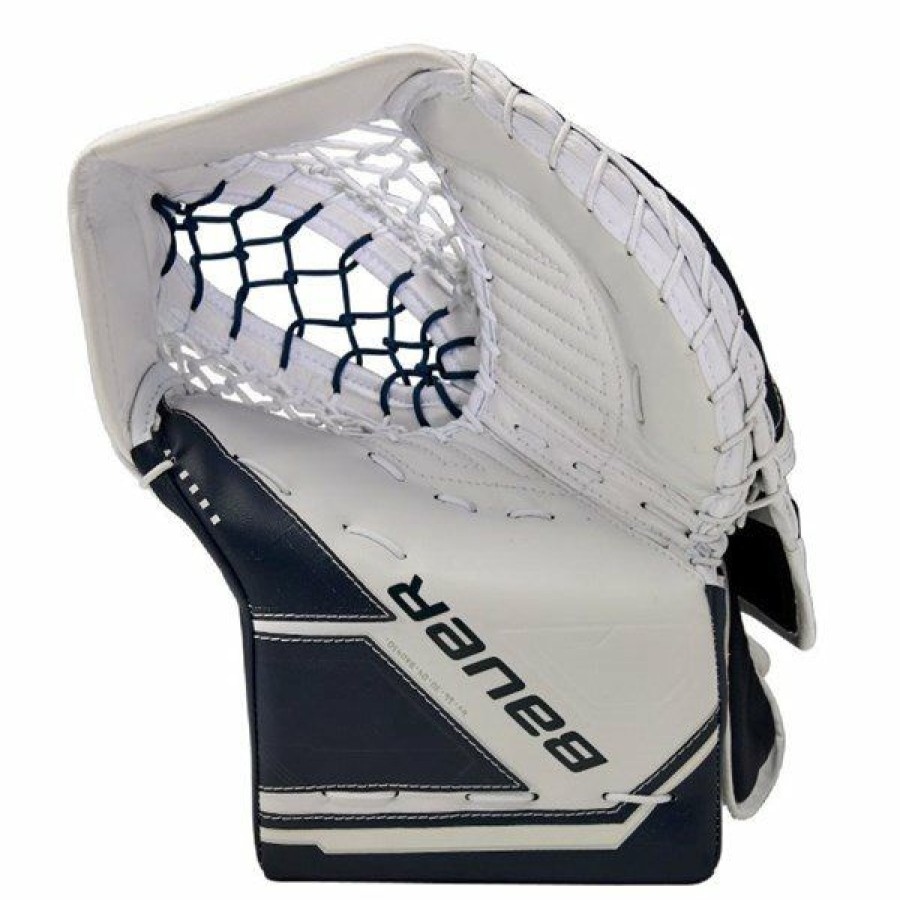 * Free Delivery Bauer Catch Glove Supreme M5 Pro Int /Navy | Goalie Catchers