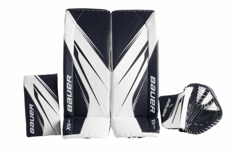 * Flash Sale Bauer Goalie Leg Pads X5 Pro Sr /Navy | Goalie Leg Pads