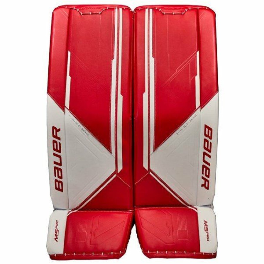 * Wholesale Bauer Goalie Leg Pads Supreme M5 Pro Sr /Red | Goalie Leg Pads