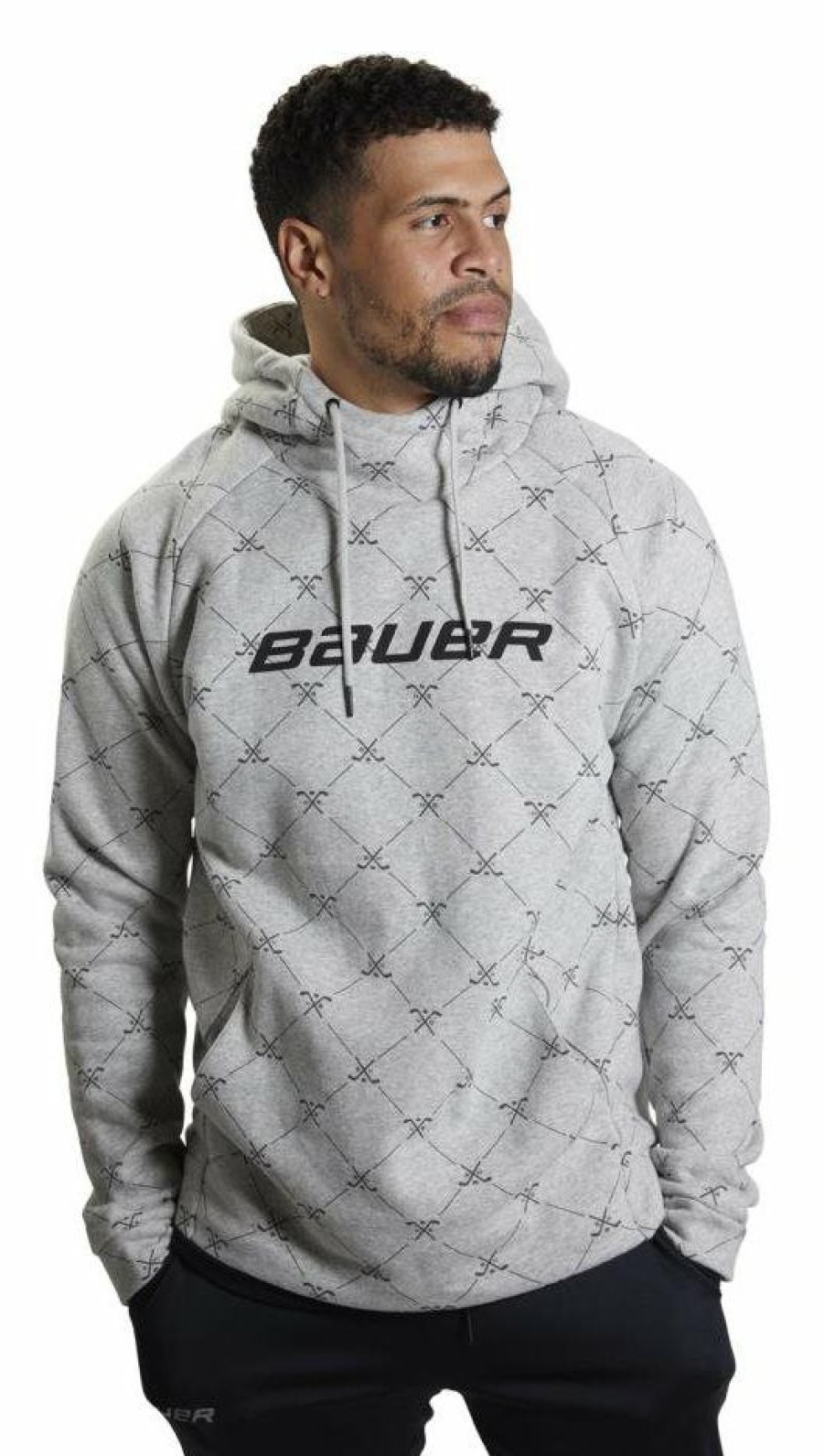 * Online Bauer Hoodie Stick Repeat Sr | Sweaters