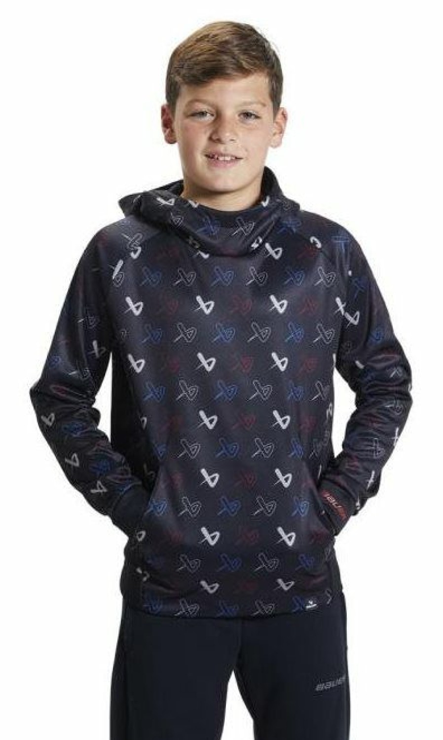 * Excellent Bauer Hoodie Icon Repeat Jr | Sweaters