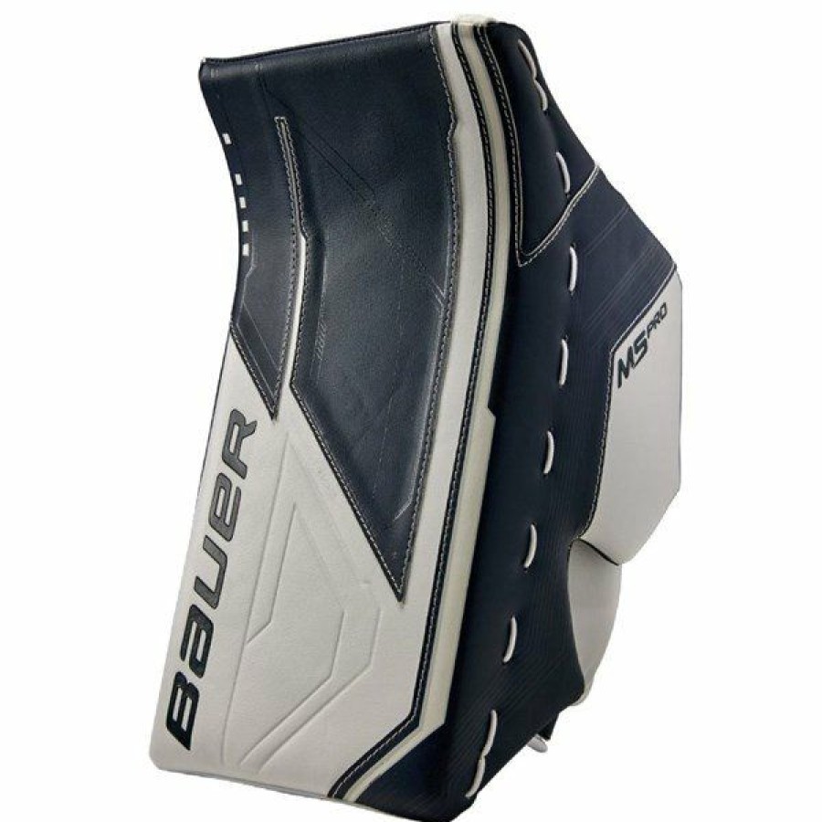 * Crazy Deals Bauer Blocker Supreme M5 Pro Int /Navy | Goalie Blockers