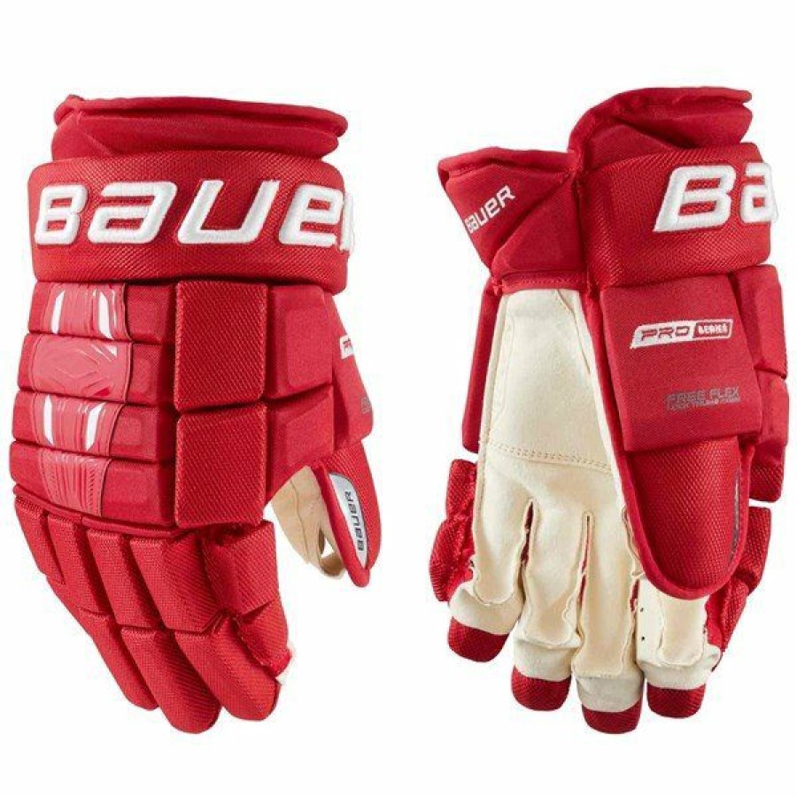 * New Threads Bauer Gloves Pro Series Sr | HocClearance Gloves