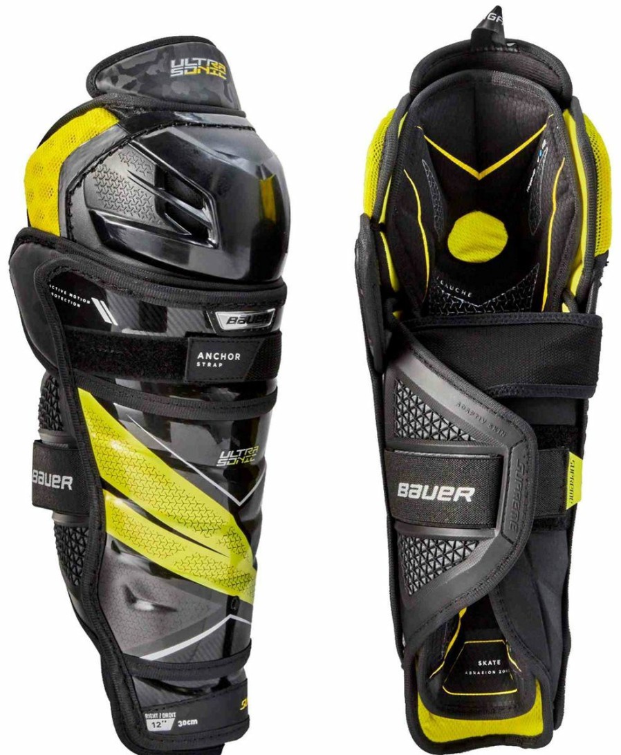 * Best Price Bauer Shin Guards Supreme Ultrasonic Jr | HocNew Protection